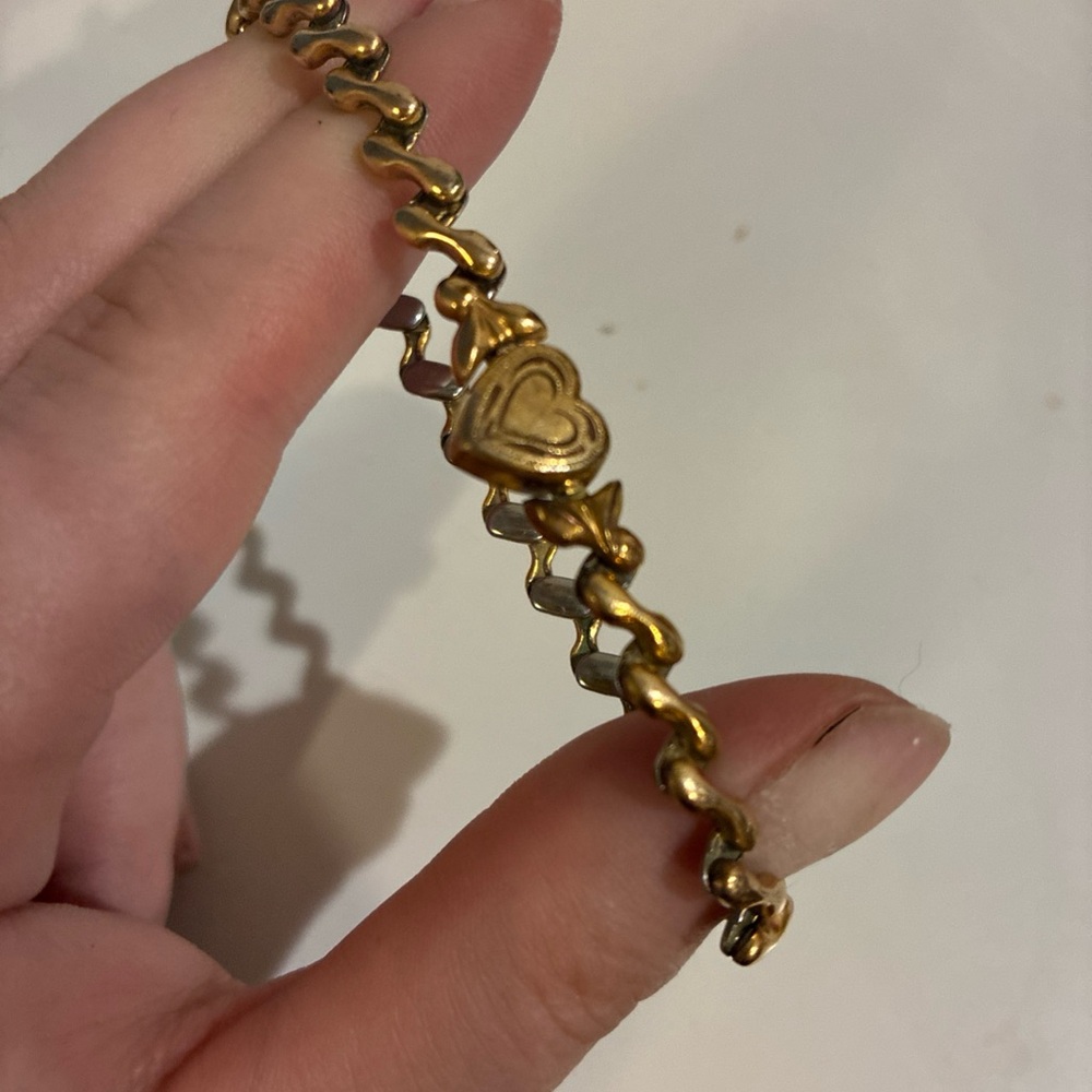 Miss Mignon Speidel 1940’s Small Sweetheart Bracelet Sz 5.5 (lots of stretch!)